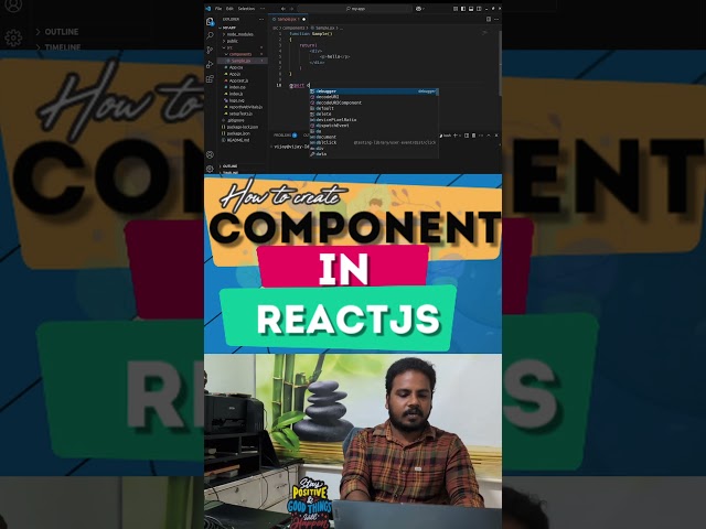 How to Create Components in ReactJS #react #coding #programming #reactjs #components #design