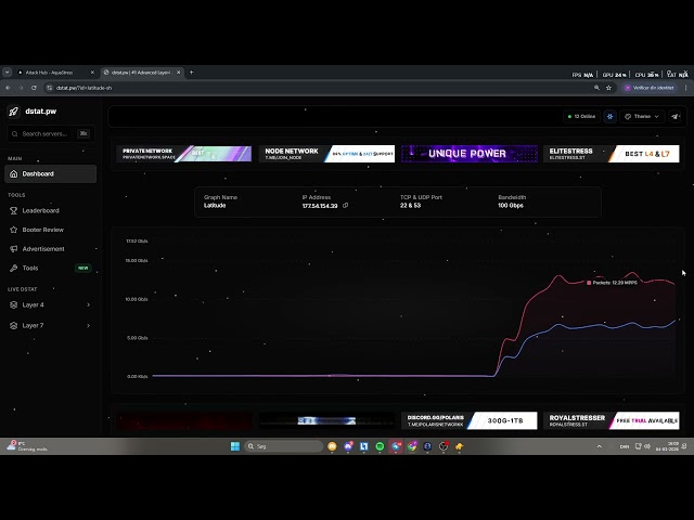 Aqua Stress L4 Showcase Best and Cheapest Stresser /2026 /BOTNET SHOWCASE