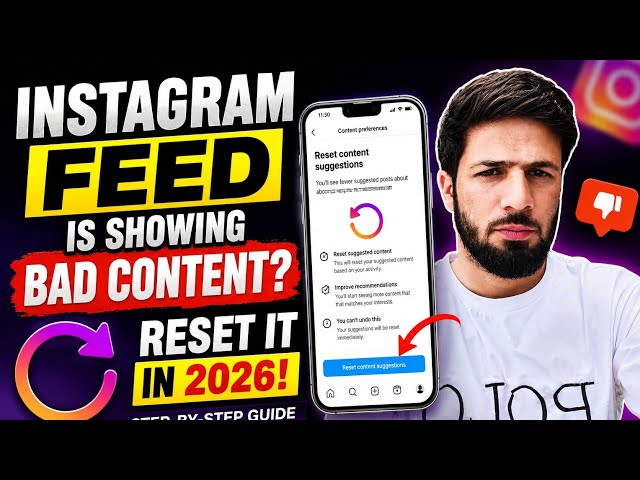Instagram Feed Is Showing Bad Content? Reset It in 2026!