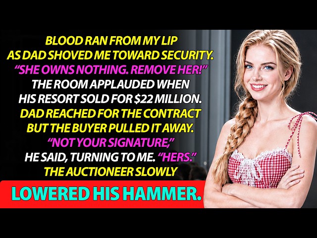 My Sister Punched Me at the Resort Auction for “Ruining Her Sale”—Then the Buyer Asked Me to Sign