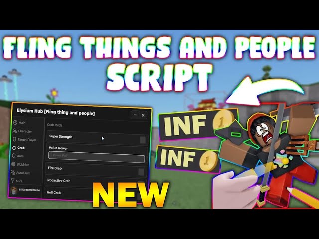 *NEW* Fling Things and People Script (PASTEBIN 2025) ( BURN GRAB , STRENGHT BOOST, POISON GRAB)