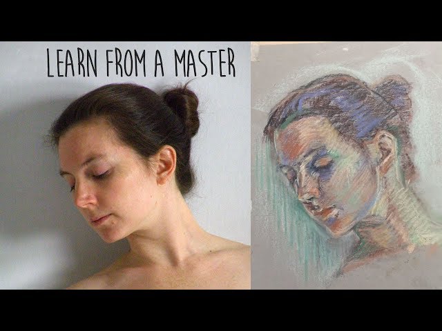 PASTEL TECHNIQUE for COLOURFUL figure and portrait drawing - Degas tutorial