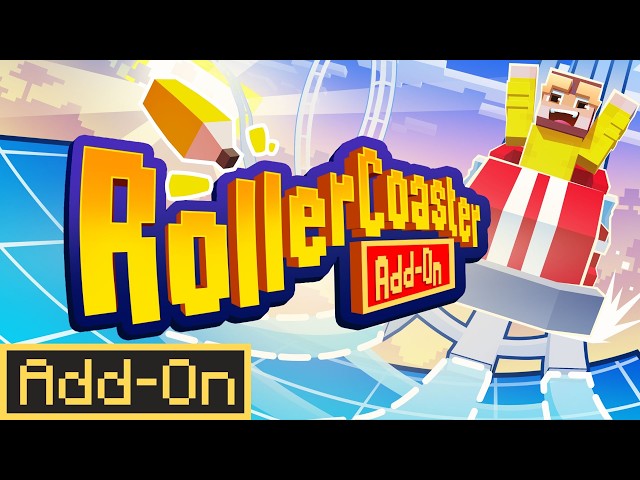 ROLLER COASTER Add-On 1.0 - Minecraft Marketplace [OFFICIAL TRAILER]