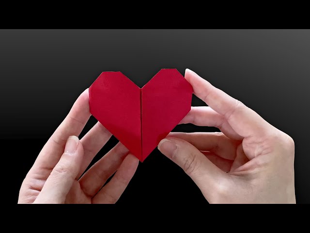Easy Origami heart / Very easy instructions ❤️