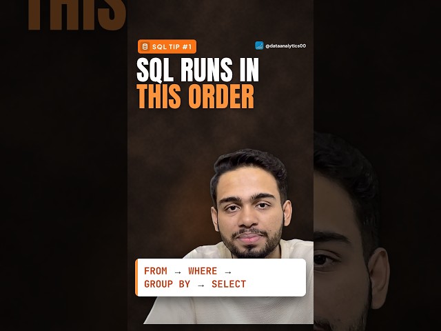 SQL doesn't run top to bottom 🤯