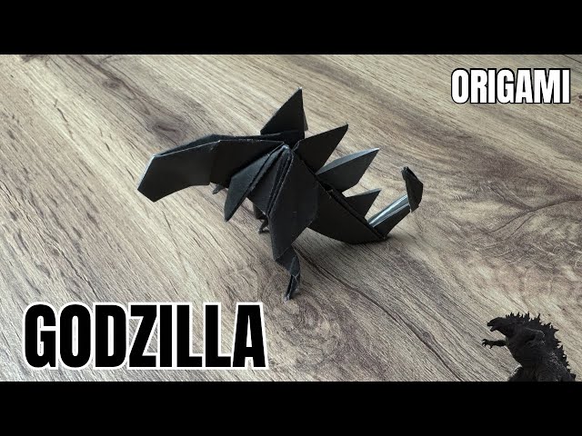 How to Make a Paper Godzilla 🐉 Origami Tutorial