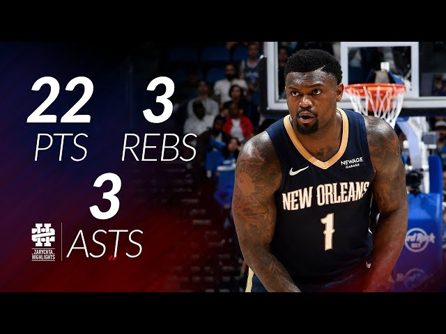 Zion Williamson 22 pts 3 rebs 3 asts vs Magic 25/26 season