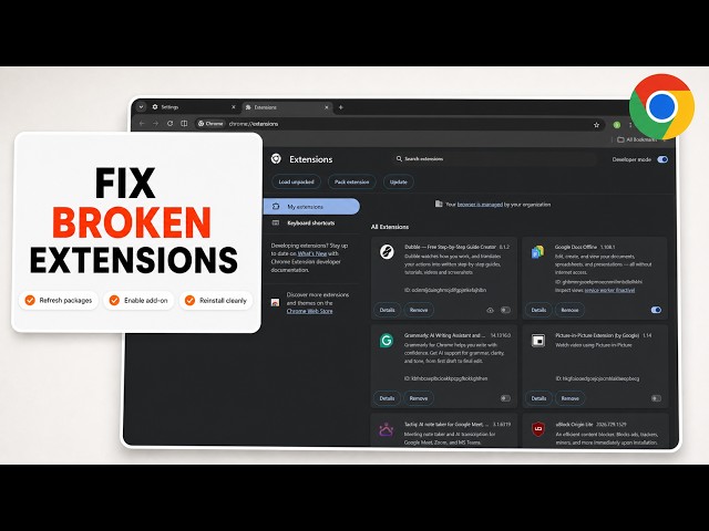 How to Fix Chrome Extensions Not Working After an Update