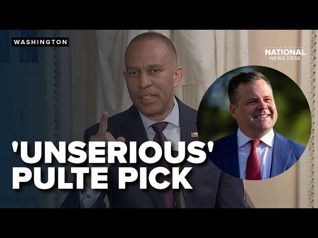 Jeffries slams Trump's Tulsi Gabbard replacement pick Bill Pulte as 'UNSERIOUS' and 'RECKLESS'
