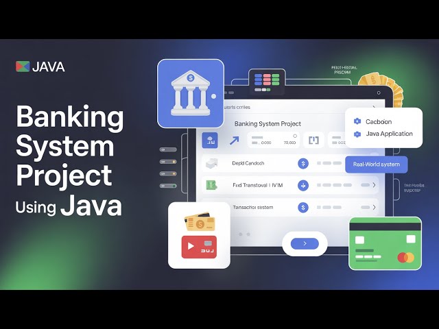 🏦 Simple Banking System (Java) || Java Mini Projects || Java Tutorial with BinaryBrain0100