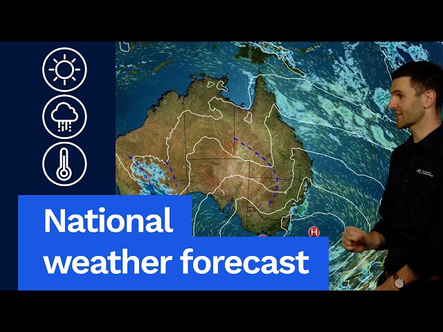 National Weather Forecast: Showers spread over the east coast, storms in the west
