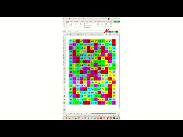 Add Random Background Color or Fill Color in Excel - Excel Tips and Tricks