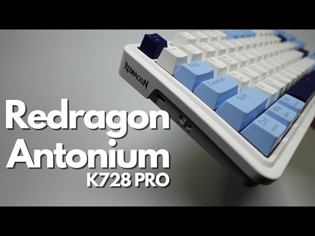 $40 Thocky TKL Keyboard?! - Redragon Antonium K728 PRO Review