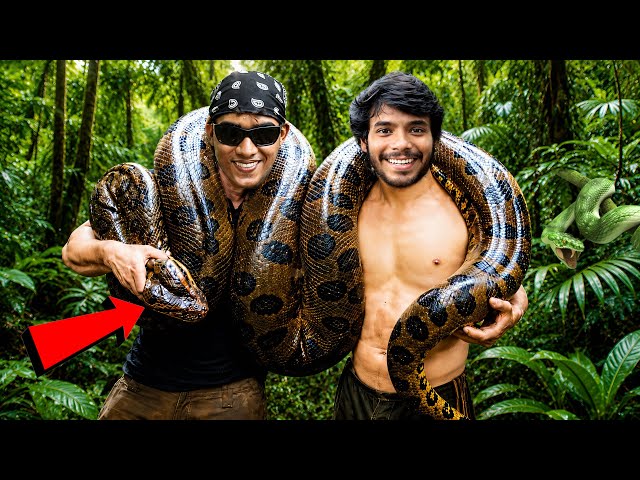 Biggest Snake Ever Seen in the Jungle 🐍 Faltu Insaan