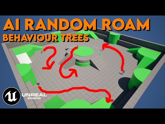 How To Create AI Random Roam in Unreal Engine 5 Using Behaviour Trees (Tutorial)