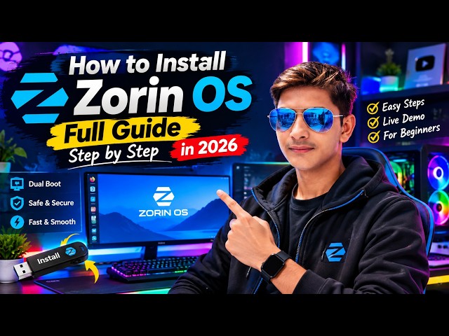 How to install Zorin OS Full Guide step by steps in 2026