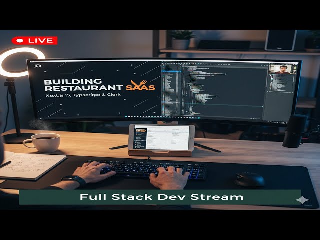Restaurant Website Builder SaaS with [TypeScript/Node/Next.js] Dev Stream | Hardwork