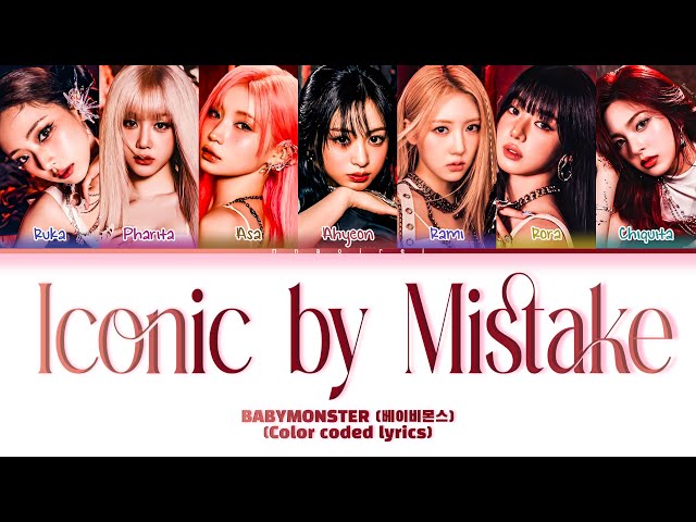 [AICOVER] BABYMONSTER 'Iconic by Mistake' (Color Coded Lyrics)