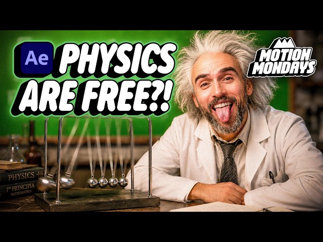 A FREE Physics Plugin for AE + Blender 5.2 Drops! | Motion Mondays