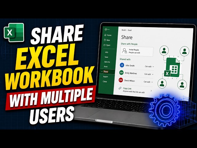 Share Excel Workbook with Multiple Users | Real-Time Collaboration