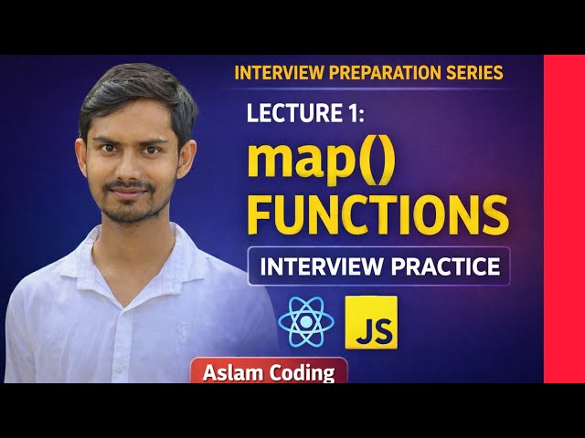 Don’t Go to React Interview Without Knowing map() 😱 | Complete Guide in 5 Minutes