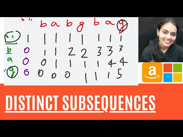 Distinct Subsequences || Leetcode Daily Challenge || Intuition + Code + Explanation || 3 Approaches
