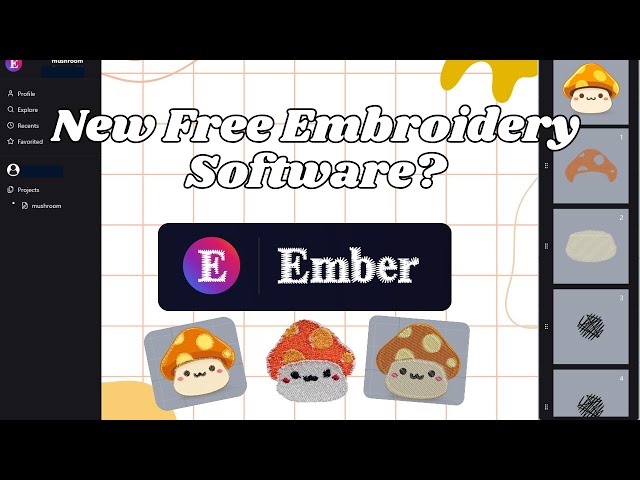 FREE New Embroidery Digitizing Software | Alternative to InkStitch | Testing and Reviewing Ember