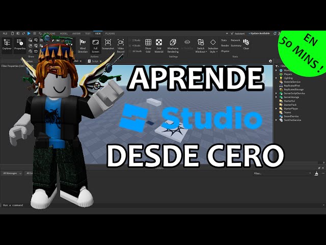 Cómo usar Roblox Studio y Aprender a programar y a hacer juegos desde CERO