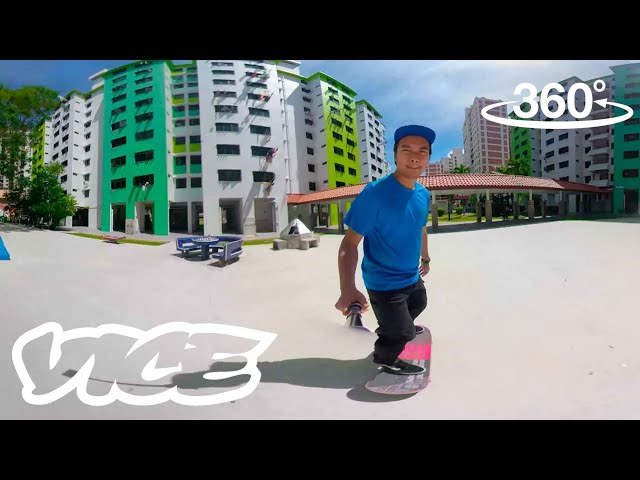 Exploring Singapore's Growing Skating Parks | VR 360°