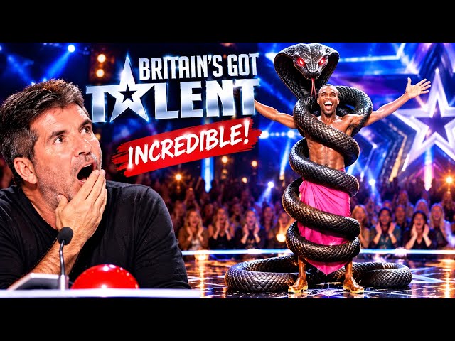  He SWALLOWED a Snake Through a Funnel 😱🐍 Judges Were SHOCKED! | AGT magician ￼