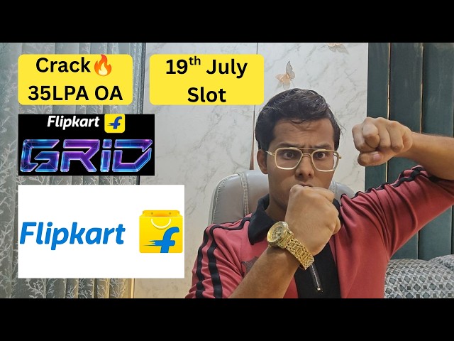 Flipkart GRiD 8.0 OA 2026 | 19th July Slot | SUPER HARD Graph DSA Question 🔥