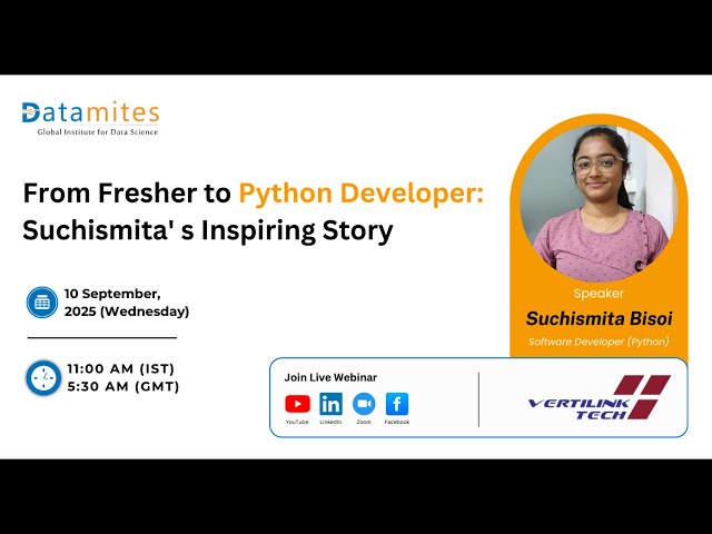 From Fresher to Python Developer: Suchismita' s Inspiring Story