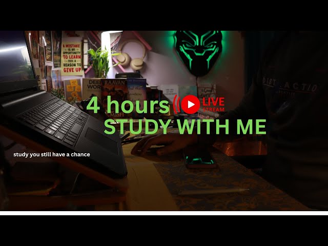 Day 14/60 SBI clerk | live study with me | 4 hour POMODORO | no excuse #ibps #sbiclerk