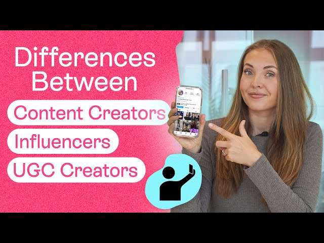 Content Creator vs Influencer vs UGC Creator – The REAL Difference