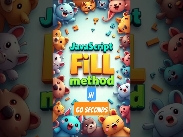🔥 JavaScript’s fill() in 60 Seconds! | Array Hack Every Dev Must Know 💡#javascript #coding  #shorts