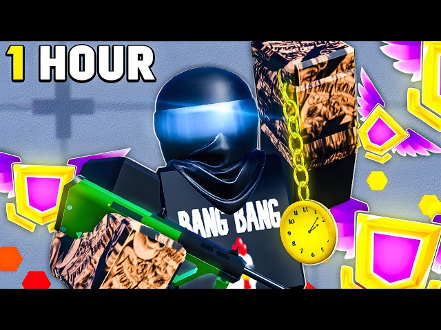 How Much Can I RANK UP in 1 HOUR? (Roblox Rivals)