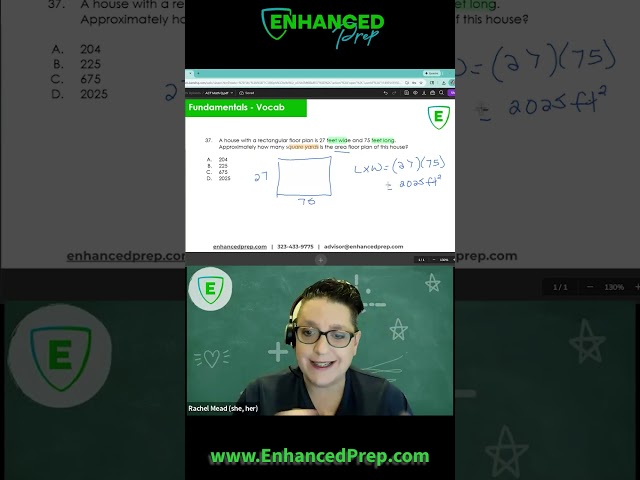 ACT Math   Fundamentals with a Conversion