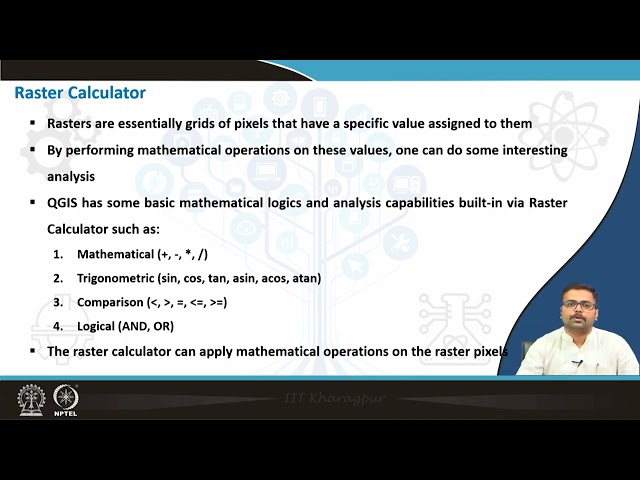 Lec52: Data Acquisition and Raster Functions-II (Hands on By: Chandan M C) #swayamprabha