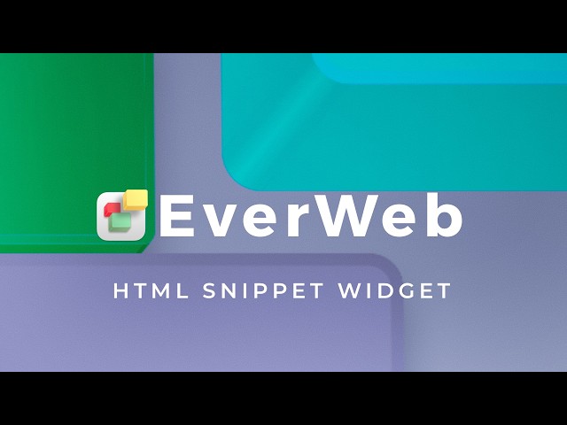 EverWeb's HTML Snippet Widget