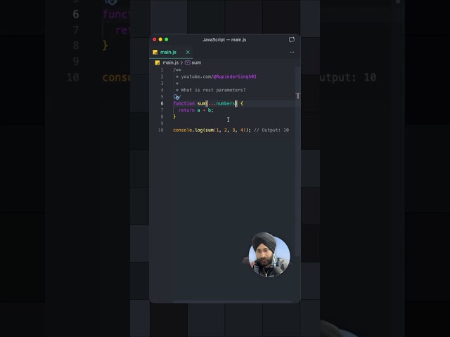 How to Pass Unlimited Arguments in JavaScript 🚀🤯 #coding