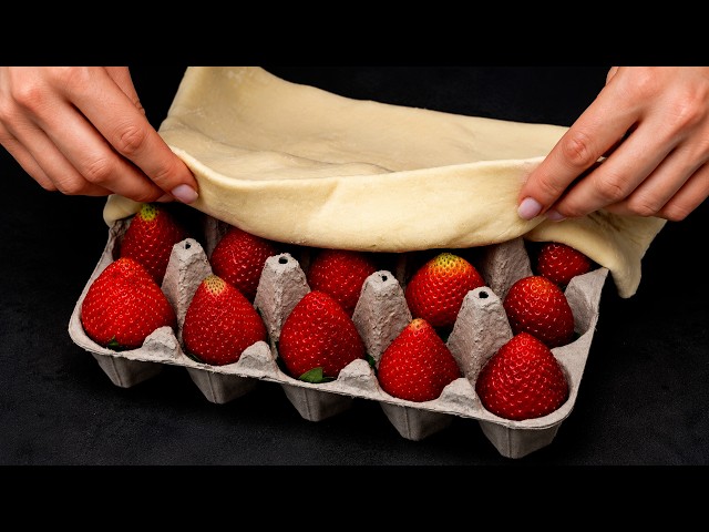 Strawberry puff pastry dessert you'll make again and again