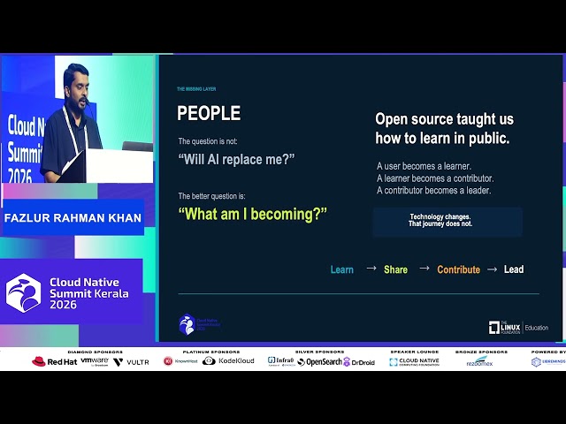 AI Runs on Open Source and Open Source Runs on People | Fuzler Rahman Khan | Linux Foundation