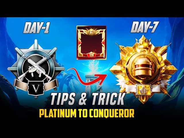 SEASON 28 From Platinum To Conqueror 🔥 Tips And Tricks 100% Working  | PUBGM