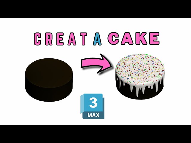 Create a cake in 3ds max | 3ds ma tutorials