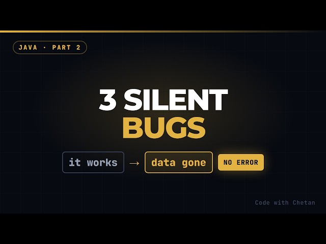 Why Your HashMap Silently Loses Data — 3 Bugs That Never Throw an Error (Part 2 of 2)