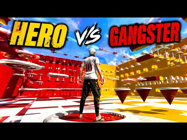 FREE FIRE CRAFTLAND BEST MAP CODE | HERO vs GANGSTER PARKOUR MAP | BEST PARKOUR MAP 2026#craftland 