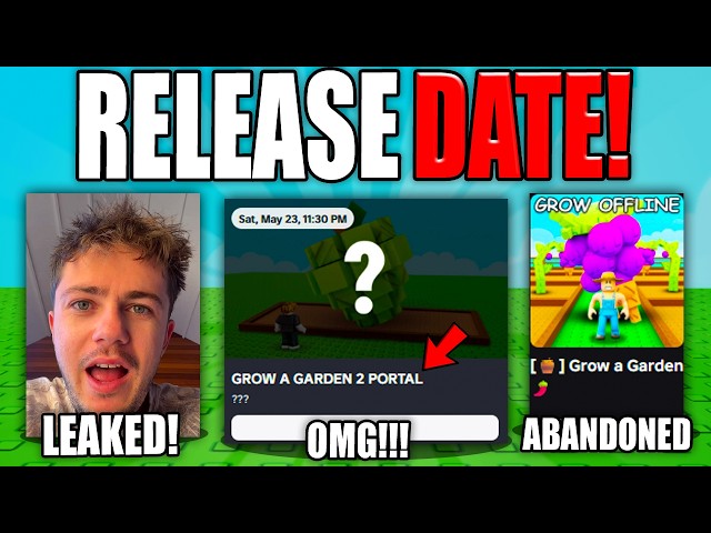 JANDEL LEAKED GAG 2 RELEASE DATE & “THE GREAT RESET” CHANGES EVERYTHING?! (Grow A Garden)