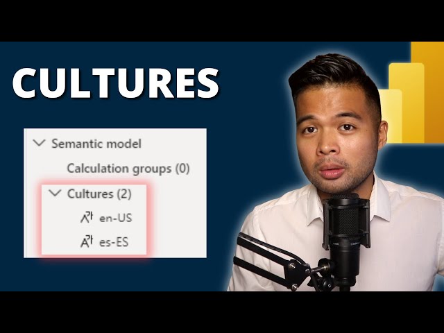 How to use CULTURES and USERCULTURE for AUTO TRANSLATIONS // Beginners Guide to Power BI in 2023