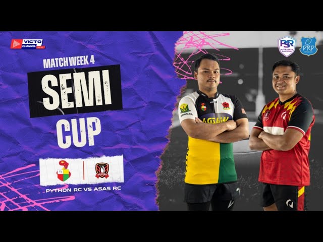 LIVE 🔴 | PSR 2026 | Week 4 | SEMI CUP | Group A | Match 14 - PYTHON RC VS ASAS RC