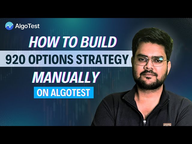 Options Trading for Beginners: Build & Backtest Your First Algo trading Strategy (No Coding!)